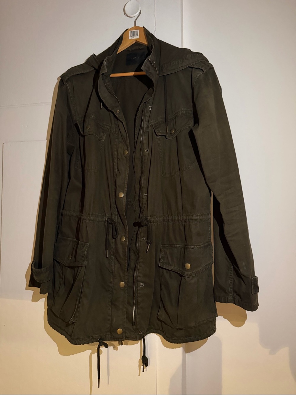 Aritzia / Talula Olive Green Drawstring Utility Jacket